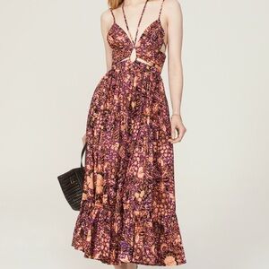 Ulla Johnson Phoebe Dress in Black Currant | Size 4 NEVER WORN